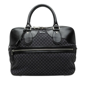 Pre-Loved Gucci Diamante Canvas Travel Bag
